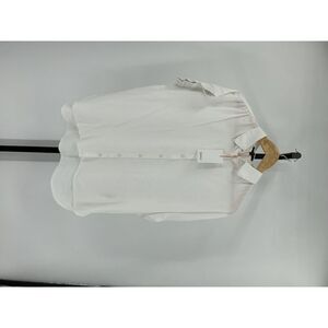 Quince White Button-Up Blouse